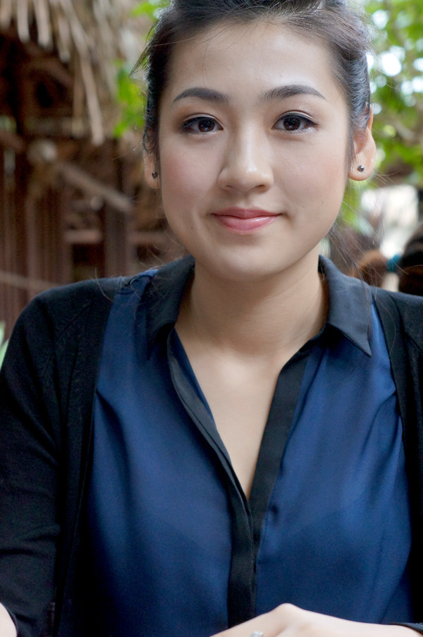 Nụ cười rạng rõ khi làm từ thiện