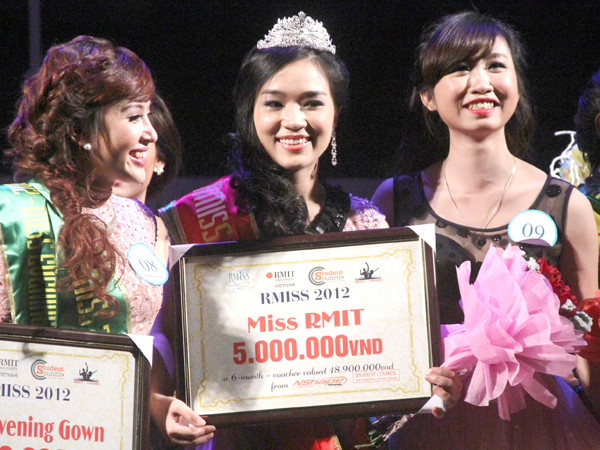 Kết quả, Giải Hoa khôi của cuộc thi trao cho Nguyễn Mai Ly (đứng giữa)