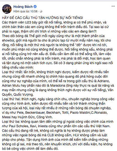 Hoàng Bách nói gì khi Bùi Tiến Dũng bị chỉ trích vì diễn thời trang ảnh 1