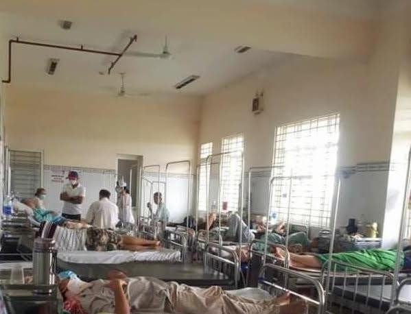 Các bệnh nhân cấp cứu tại bệnh viện Long Khánh