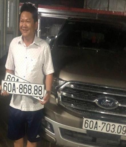 Ông Nguyễn Thanh Vũ và bộ biển số xe giả