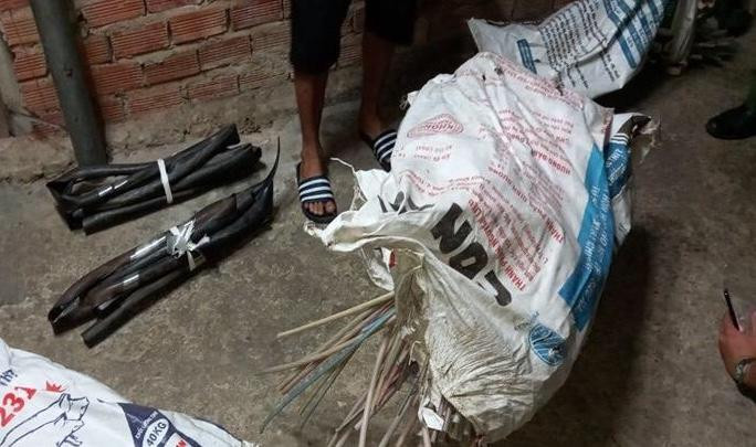 Số tang vật vụ trộm được công an thu giữ