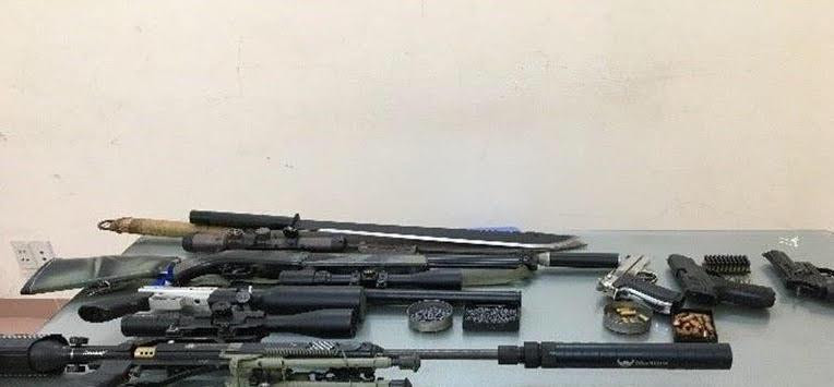 Số súng đạn thu giữ từ các đối tượng mua bán súng