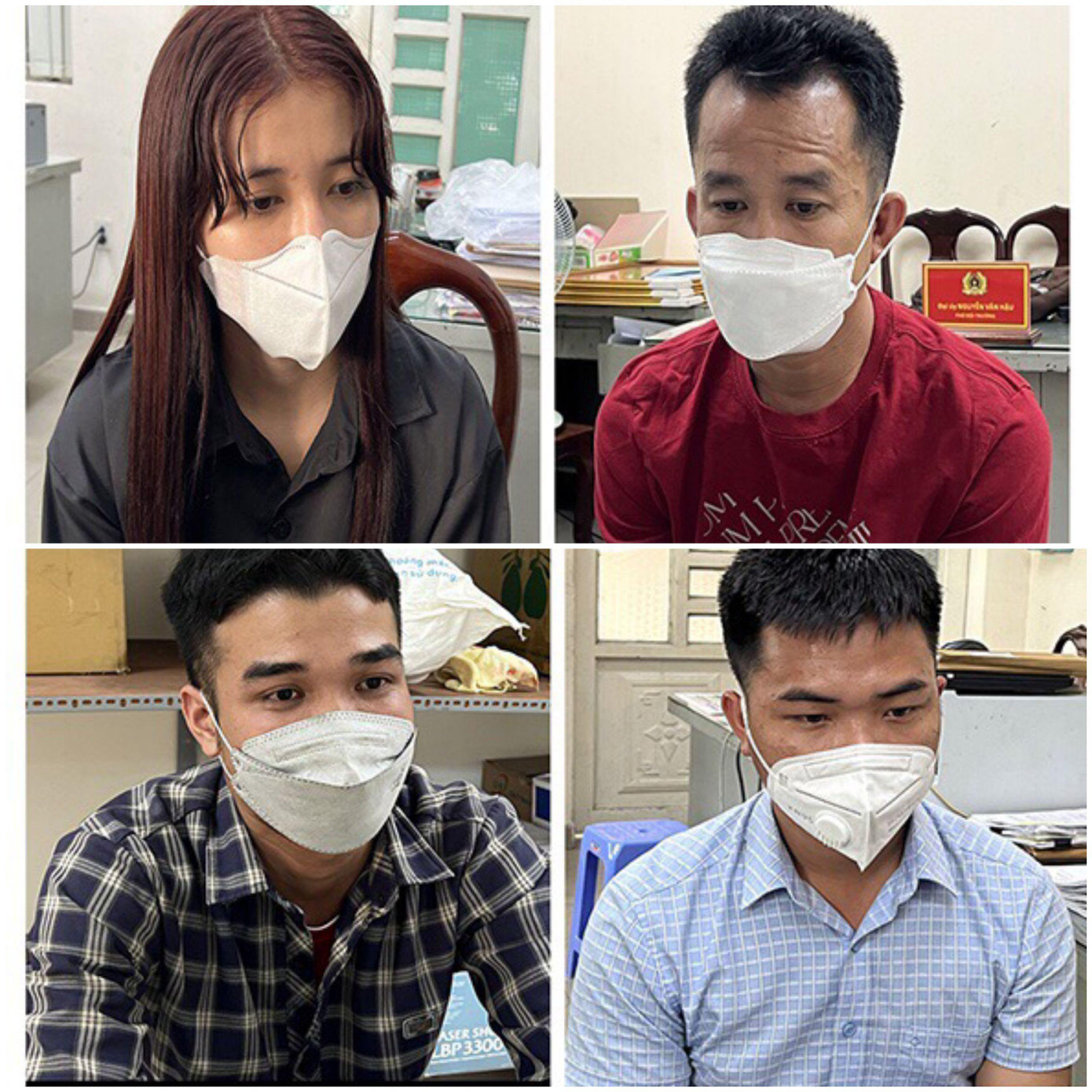 Các đối tượng trong đường dây mua bán người