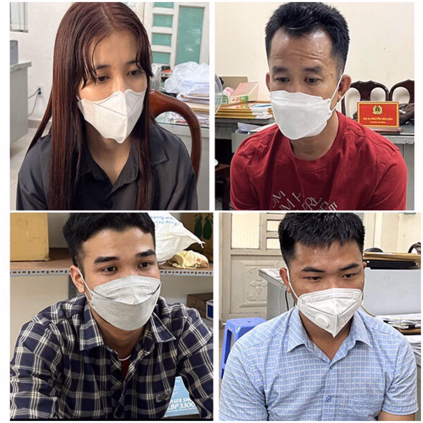 Các đối tượng trong đường dây mua bán người