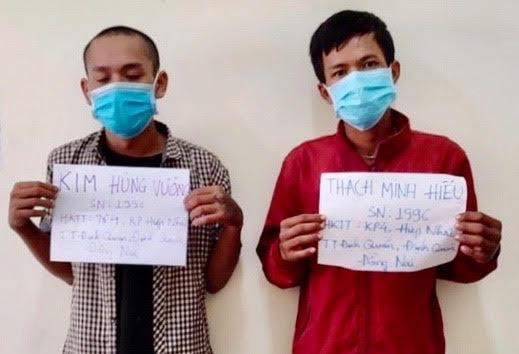 Hai đối tượng Vương và Hiếu Hai đối tượng Vương và Hiếu