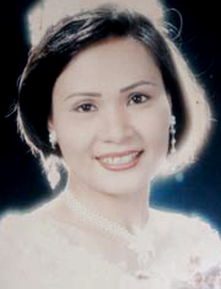 Chân dung chị Tiến khi chưa bị tạt axít. Chân dung chị Tiến khi chưa bị tạt axít