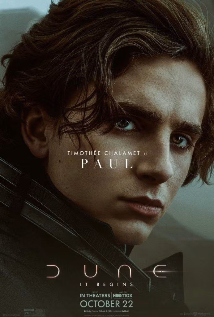 Tạo hình bụi bặm của Timothée Chalamet trong bom tấn "Dune". - Nguồn: Internet