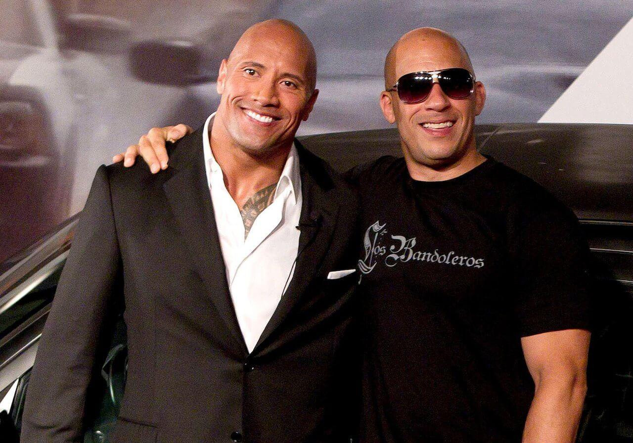 The Rock và Vin Diesel thuở còn &quot;mặn nồng&quot; (Nguồn: Internet)
