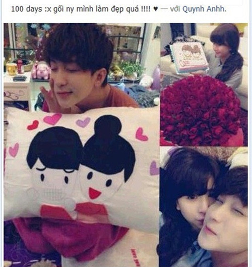 Những món quà xinh xắn mà Quỳnh Anh Shyn và Bê Trần dành tặng nhau nhân dịp 100 ngày yêu. Những món quà xinh xắn mà Quỳnh Anh Shyn và Bê Trần dành tặng nhau nhân dịp 100 ngày yêu