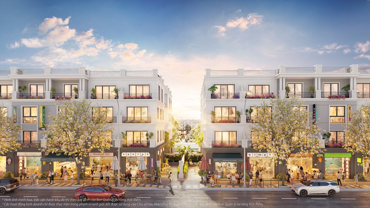 Chủ đầu tư hỗ trợ hoàn thiện mặt ngoài và tầng 1 cơ bản để các khách thuê có thể đến kinh doanh ngay