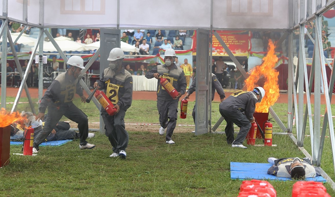 Thực hành các phương án chữa cháy ở cơ sở Thực hành các phương án chữa cháy ở cơ sở