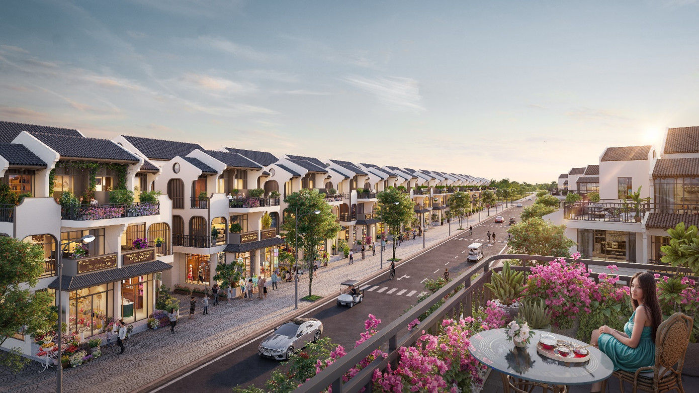 Kiến trúc nhà cổ Hội An được tái hiện tại phân khu Faifo