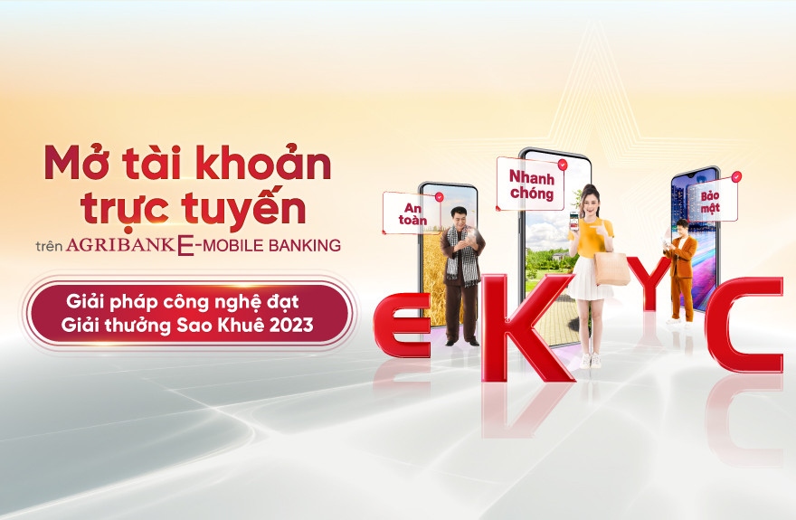 Agribank sử dụng eKYC để tăng cường bảo vệ khách hàng khi thực hiện giao dịch điện tử Agribank sử dụng eKYC để tăng cường bảo vệ khách hàng khi thực hiện giao dịch điện tử