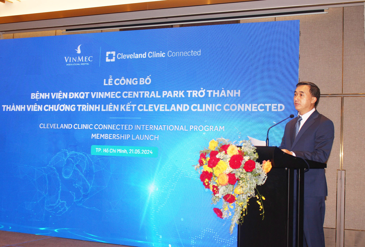 Thứ trường Trần Văn Thuấn phát biểu tại buổi lễ