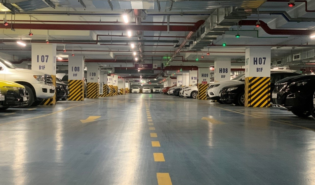 Phân khu HH4 với thiết kế 3 tầng hầm xuyên suốt 3 tòa nhà đáp ứng nhu cầu của cư dân.