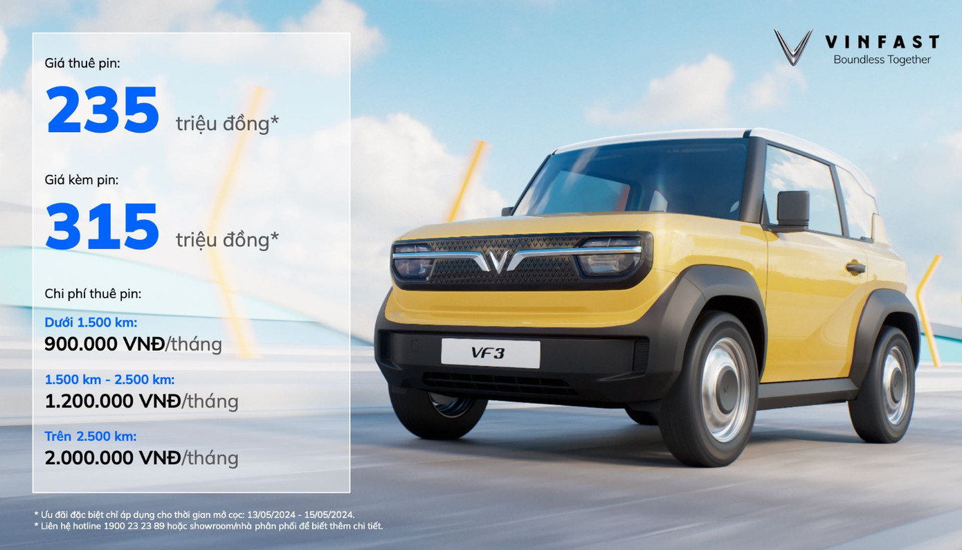 Theo công bố của VinFast, khách hàng nhận được nhiều ưu đãi khi đặt cọc sớm. Theo công bố của VinFast, khách hàng nhận được nhiều ưu đãi khi đặt cọc sớm.