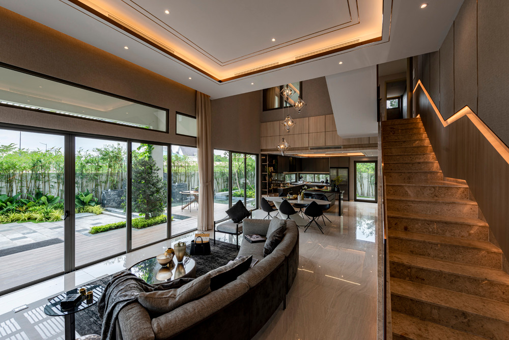 Nhà phố biệt lập The Standard có thiết kế lệch tầng thông minh