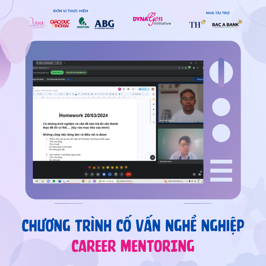 Những bài tập của Mentor giúp Mentee hiểu bản thân mình hơn Những bài tập của Mentor giúp Mentee hiểu bản thân mình hơn