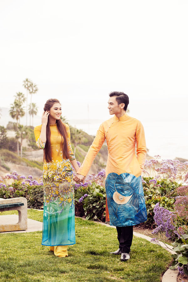 Kim Dung, Trang Lạ khoe sắc xuân bên 'nam vương' điển trai ảnh 1