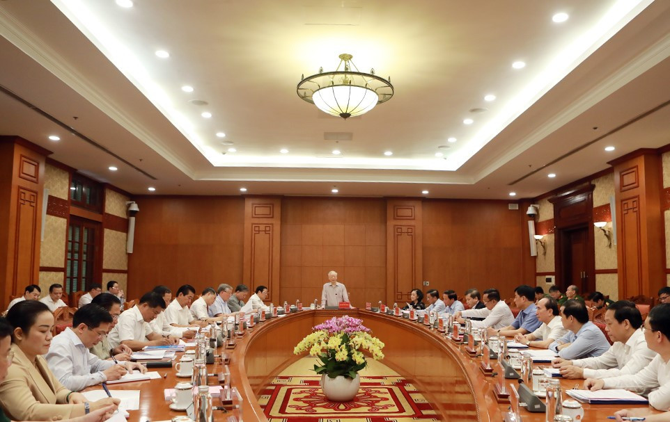 Cuộc họp Thường trực Ban Chỉ đạo Trung ương về phòng, chống tham nhũng, tiêu cực. Ảnh: Noichinh Cuộc họp Thường trực Ban Chỉ đạo Trung ương về phòng, chống tham nhũng, tiêu cực. Ảnh: Noichinh