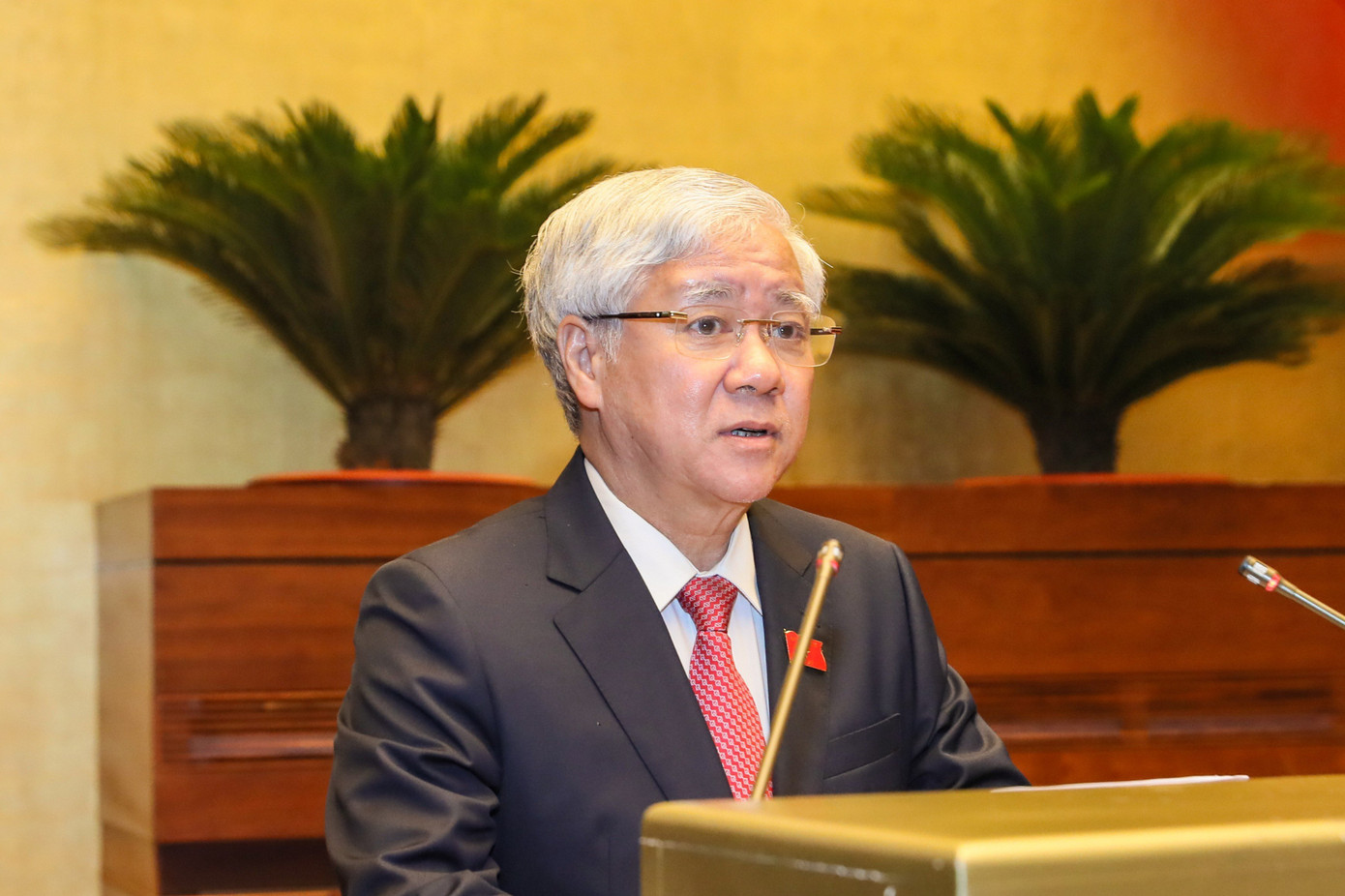 Chủ tịch Uỷ ban Trung ương MTTQ Việt Nam Đỗ Văn Chiến. Ảnh: Như Ý Chủ tịch Uỷ ban Trung ương MTTQ Việt Nam Đỗ Văn Chiến. Ảnh: Như Ý