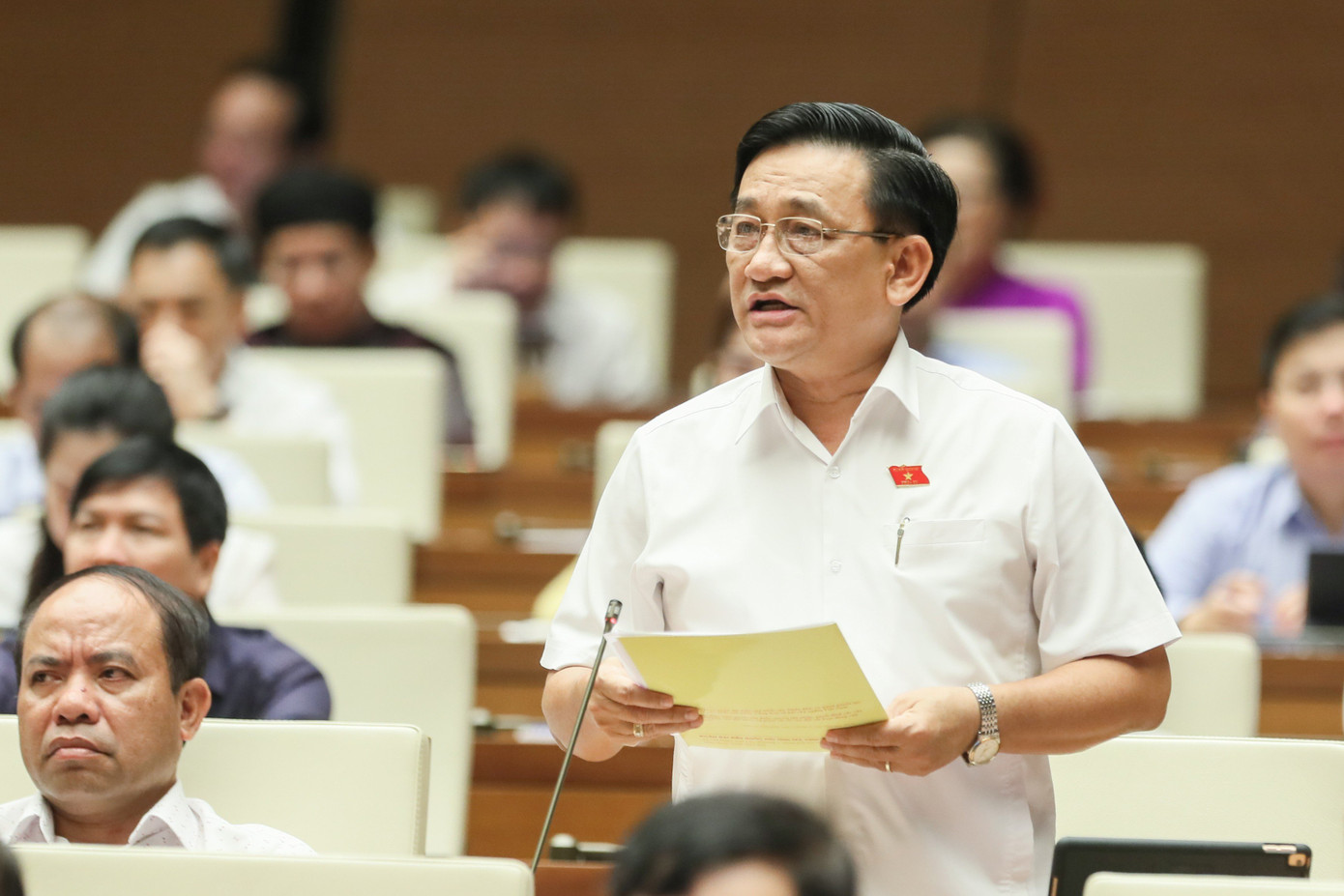 Đại biểu Trần Quốc Tuấn ( Trà Vinh). Ảnh: Như Ý Đại biểu Trần Quốc Tuấn ( Trà Vinh). Ảnh: Như Ý