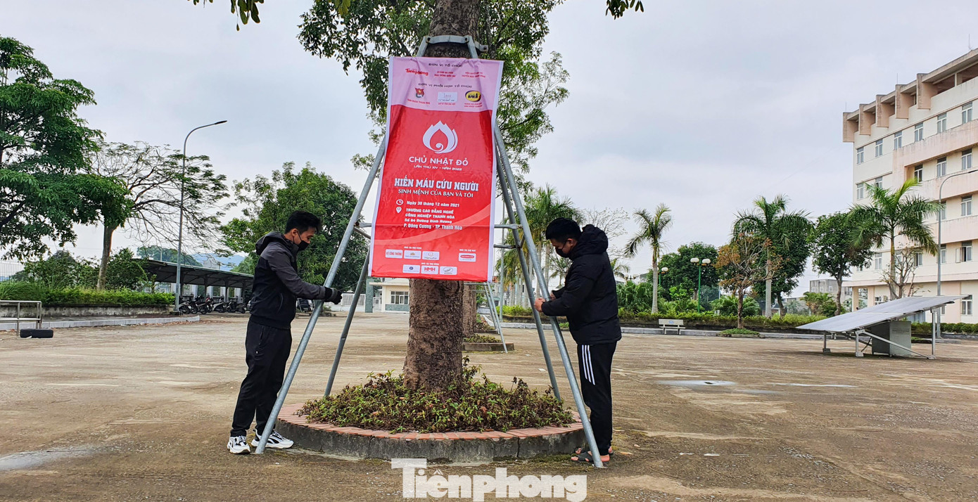 Ngày hội Chủ nhật Đỏ tại Trường Cao đẳng nghề công nghiệp Thanh Hóa đã sẵn sàng.