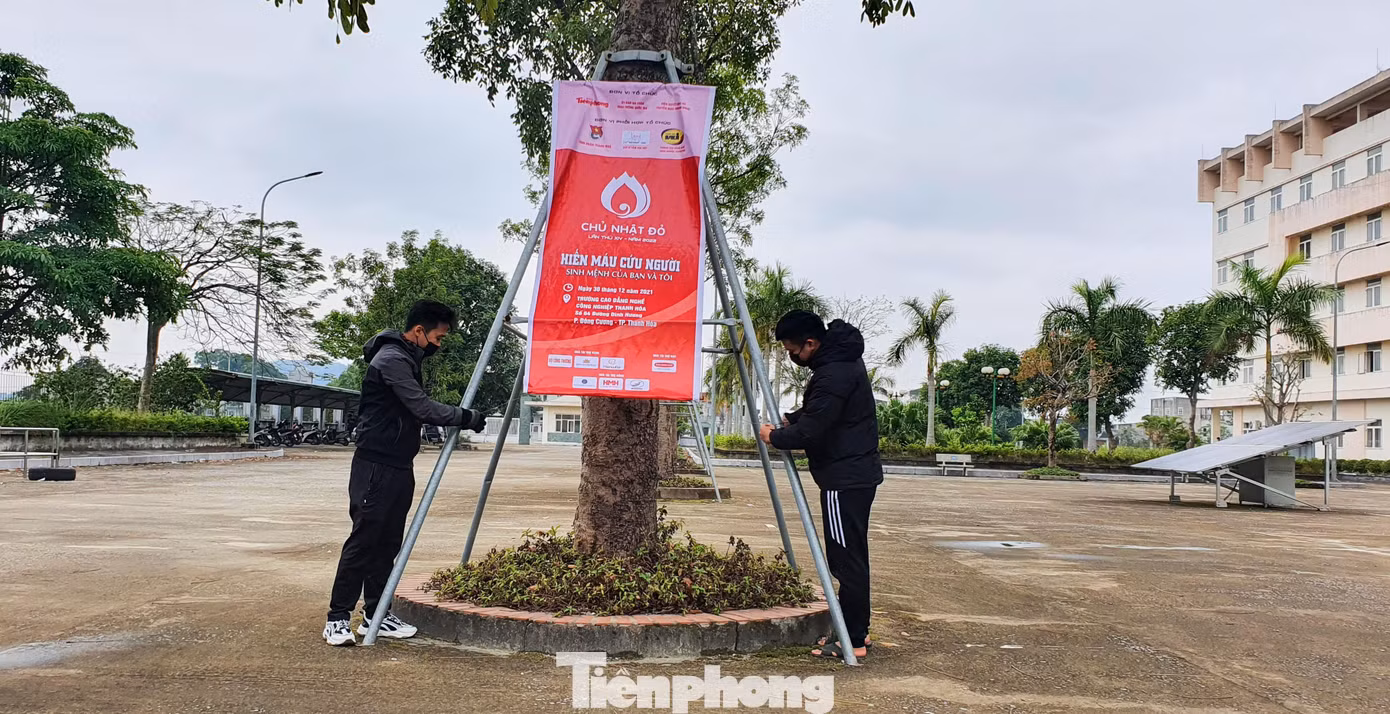 Ngày hội Chủ nhật Đỏ tại Trường Cao đẳng nghề công nghiệp Thanh Hóa đã sẵn sàng.