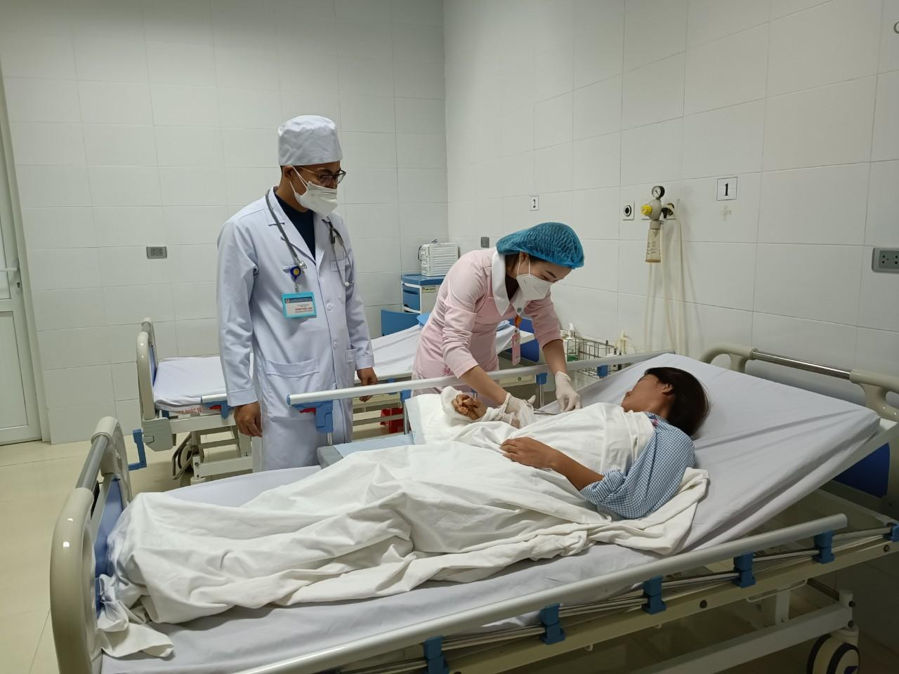 Bệnh nhân đã ổn định sức khoẻ. Bệnh nhân đã ổn định sức khoẻ.