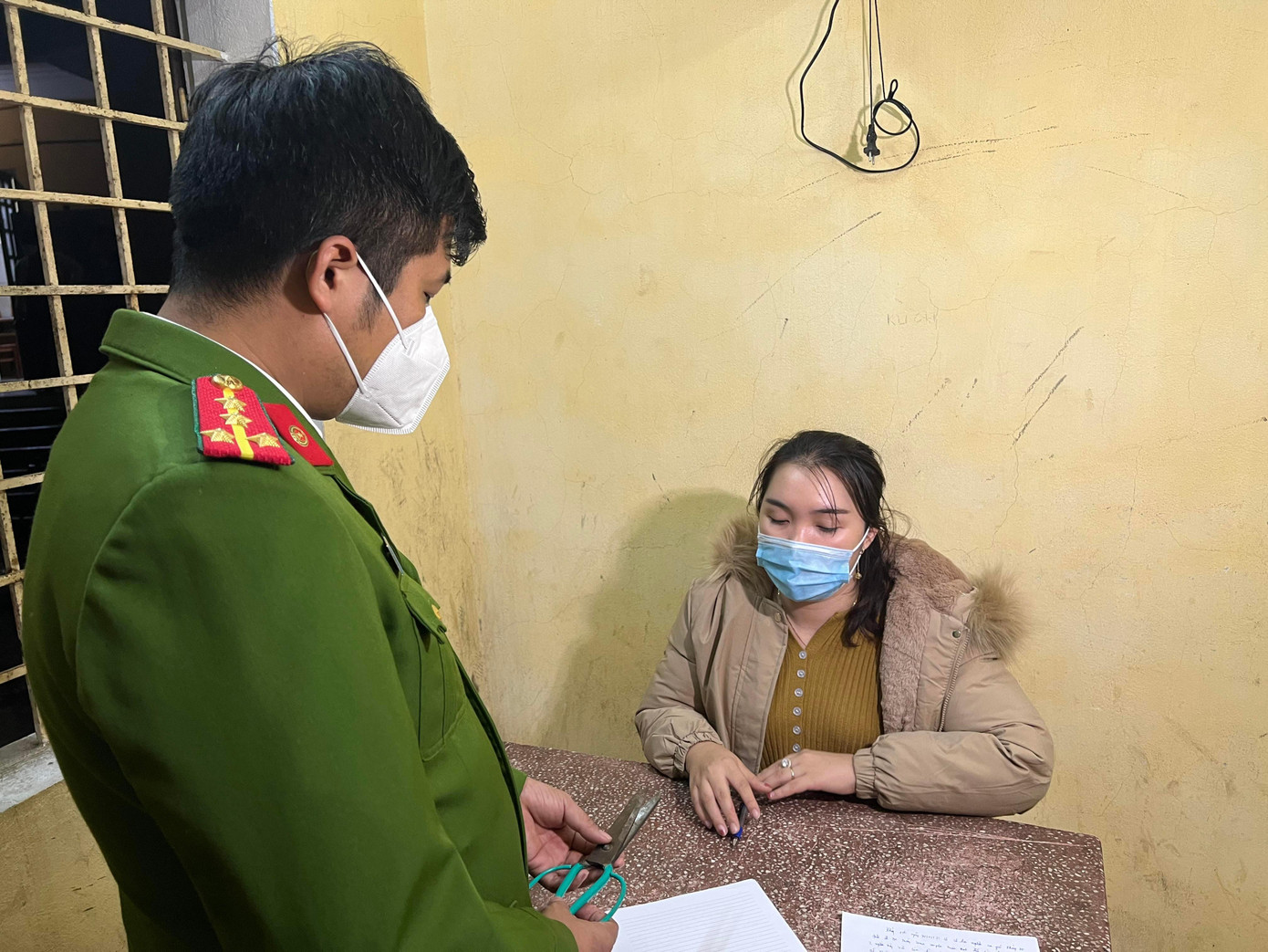 Cao Thị Mai Hường tại Cơ quan Công an. Ảnh: Công an Thanh Hóa Cao Thị Mai Hường tại Cơ quan Công an. Ảnh: Công an Thanh Hóa