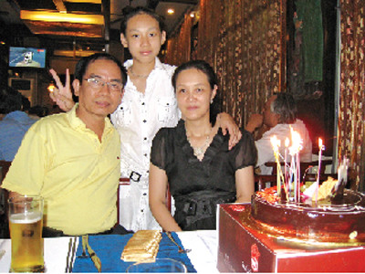 Gia đình thiếu tướng Lê Thu Hà. Ảnh: Nhân vật cung cấp