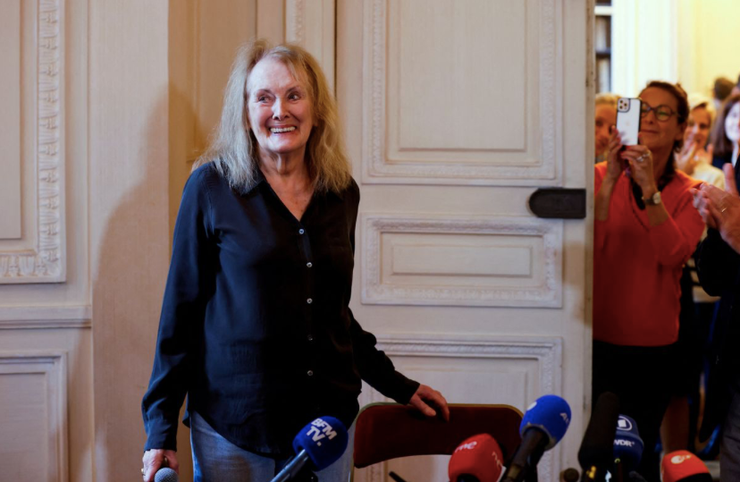 Nữ nhà văn Pháp Annie Ernaux vừa giành giải Nobel Văn học 2022. (Ảnh: Reuters) Nữ nhà văn Pháp Annie Ernaux vừa giành giải Nobel Văn học 2022. (Ảnh: Reuters)