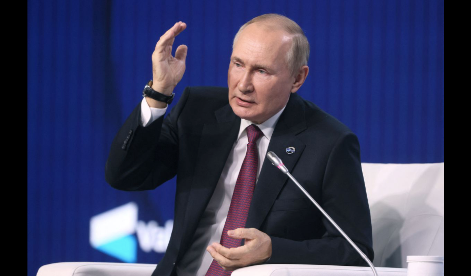Tổng thống Nga Vladimir Putin phát biểu tại diễn đàn về đối ngoại ngày 27/10. (Ảnh: Reuters)