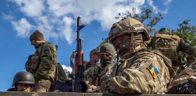 Binh lính Ukraine ở Kharkov