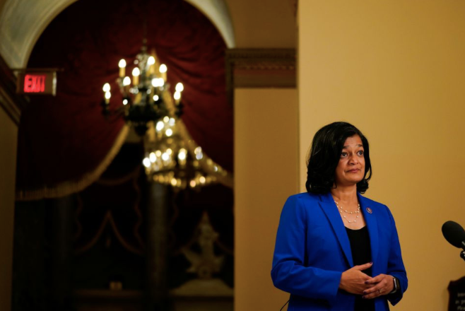 Nghị sĩ Pramila Jayapal. (Ảnh: Reuters) Nghị sĩ Pramila Jayapal. (Ảnh: Reuters)