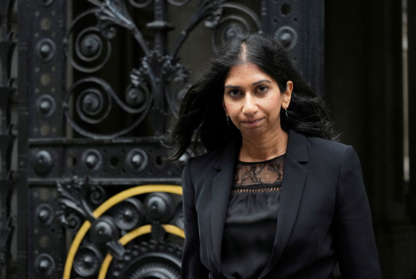 Bà Suella Braverman từ chức Bộ trưởng Nội vụ. (Ảnh: Reuters)