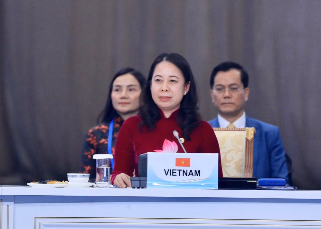 Phó Chủ tịch nước Võ Thị Ánh Xuân tham dự thượng đỉnh CICA. (Ảnh: TTXVN) Phó Chủ tịch nước Võ Thị Ánh Xuân tham dự thượng đỉnh CICA. (Ảnh: TTXVN)