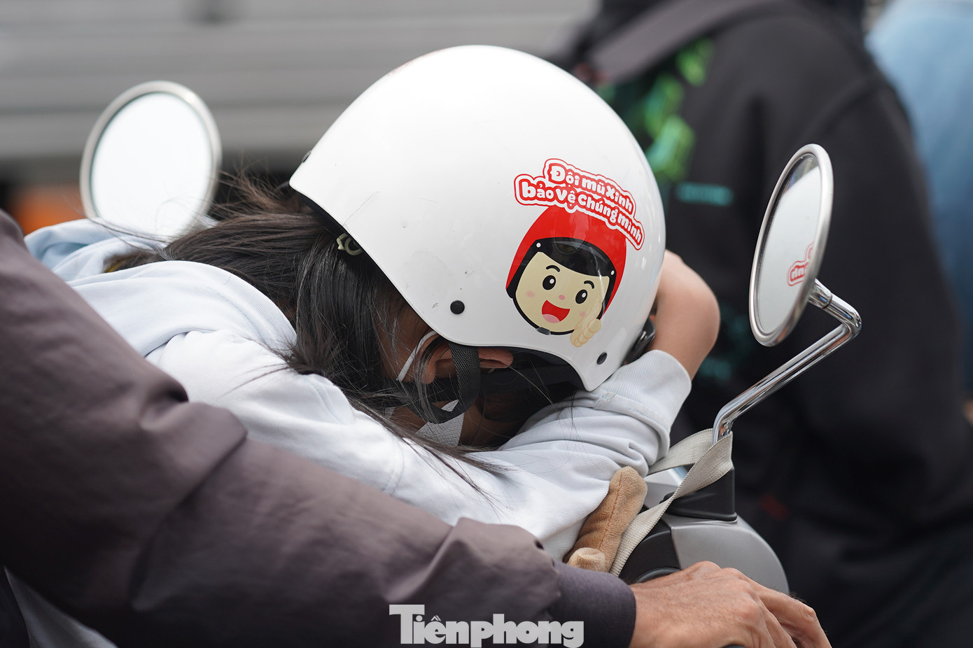 Mệt mỏi sau hành trình dài...