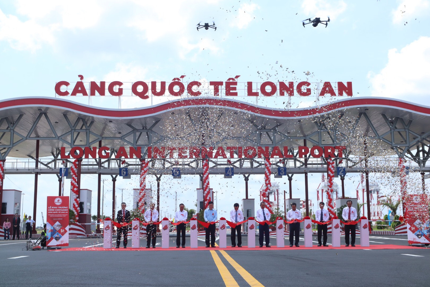 Cụm dự án Cảng Quốc tế Long An với quy hoạch 1.935ha tại huyện Cần Giuộc,.