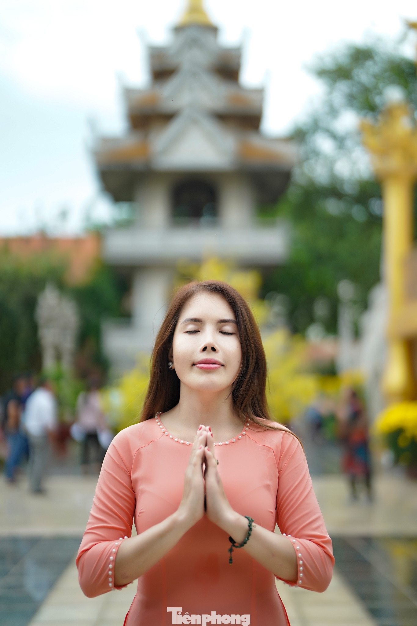 Không gian yên ả, không ồn ào của ngôi chùa luôn mang lại cảm giác an nhiên, tự tại cho du khách.