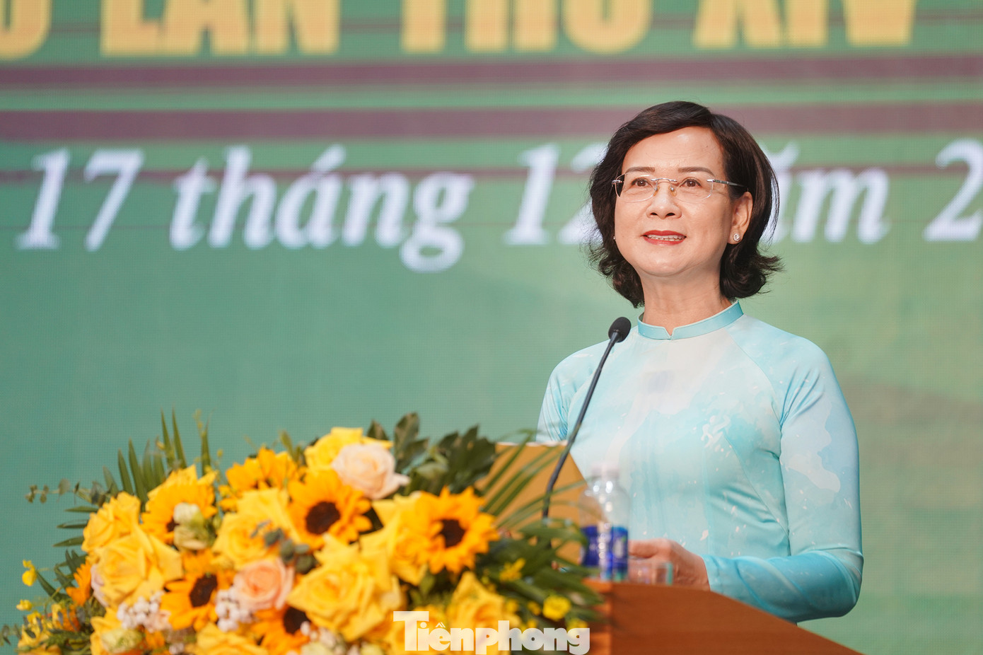 Bà Trần Tuyết Minh, Phó Chủ tịch UBND tỉnh Bình Phước.