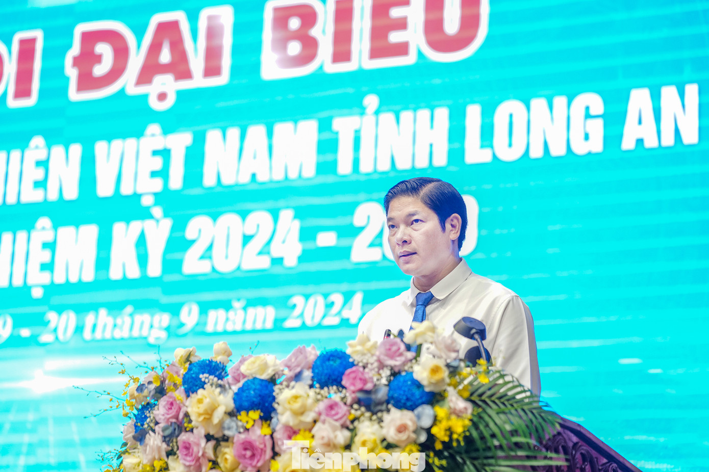 Ông Phạm Văn Bốn - Tỉnh ủy viên, Trưởng Ban Dân vận tỉnh Tỉnh ủy Long An ghi nhận thành tích của thanh niên Long An trong thời gian qua và đã có những chỉ đạo cụ thể.