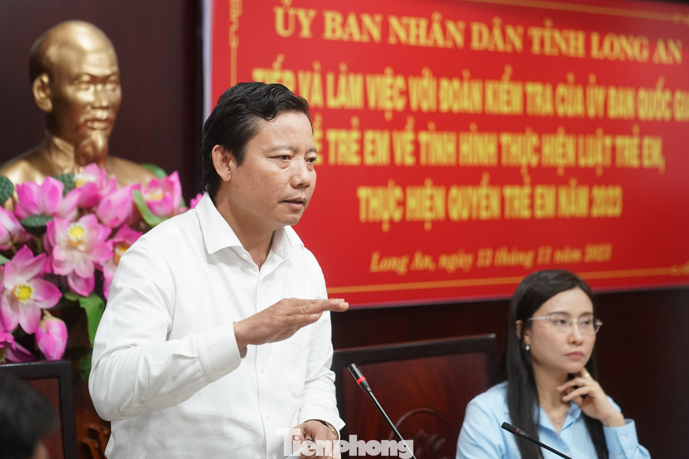 Ông Phạm Tấn Hoà, Phó Chủ tịch UBND tỉnh Long An. Ông Phạm Tấn Hoà, Phó Chủ tịch UBND tỉnh Long An.