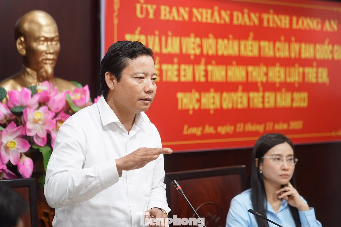 Ông Phạm Tấn Hoà, Phó Chủ tịch UBND tỉnh Long An. Ông Phạm Tấn Hoà, Phó Chủ tịch UBND tỉnh Long An.