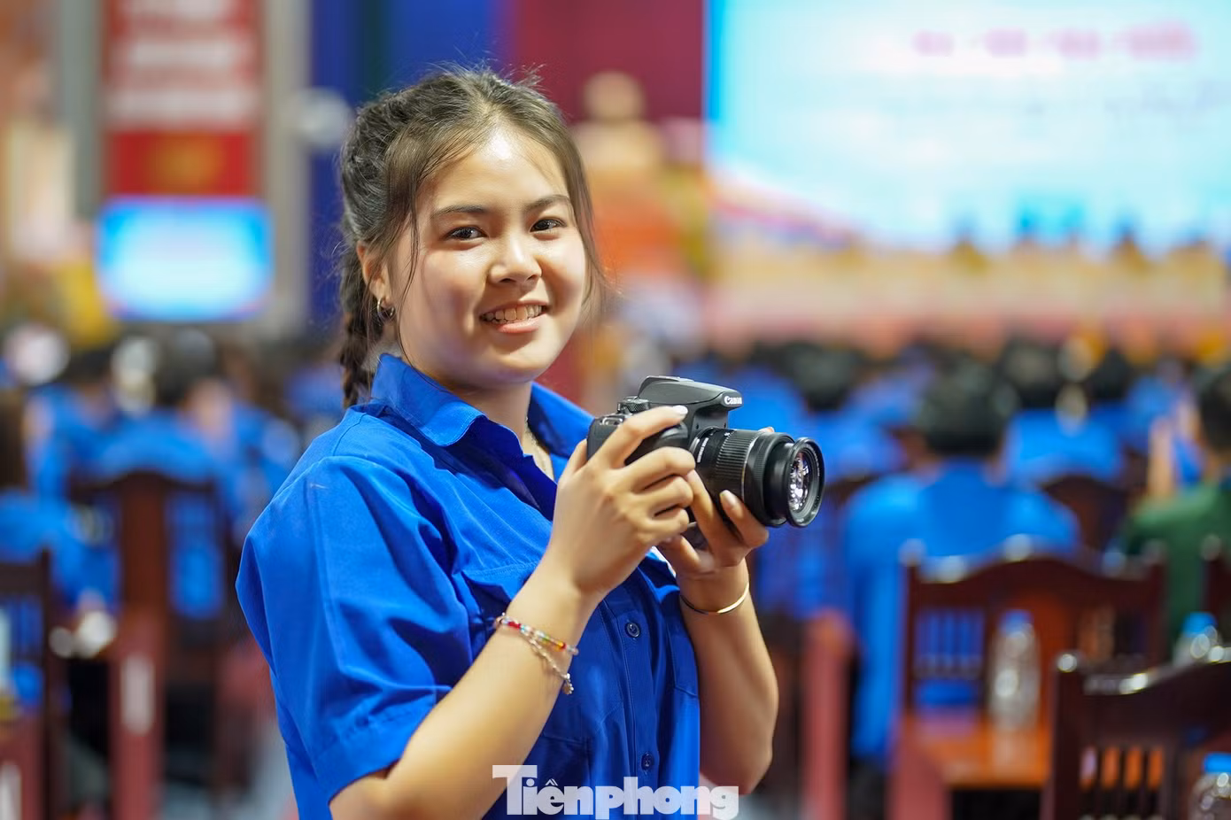 Lực lượng cán bộ tuyên giáo Tỉnh Đoàn Long An còn rất trẻ nhưng kỹ năng tác nghiệp khá nhanh nhẹn và chuyên nghiệp.
