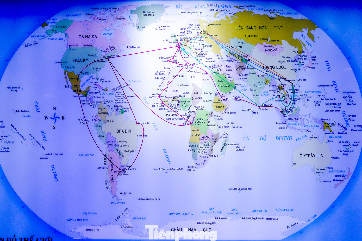 Hành trình của Bác Hồ sau khi rời cảng Nhà Rồng.