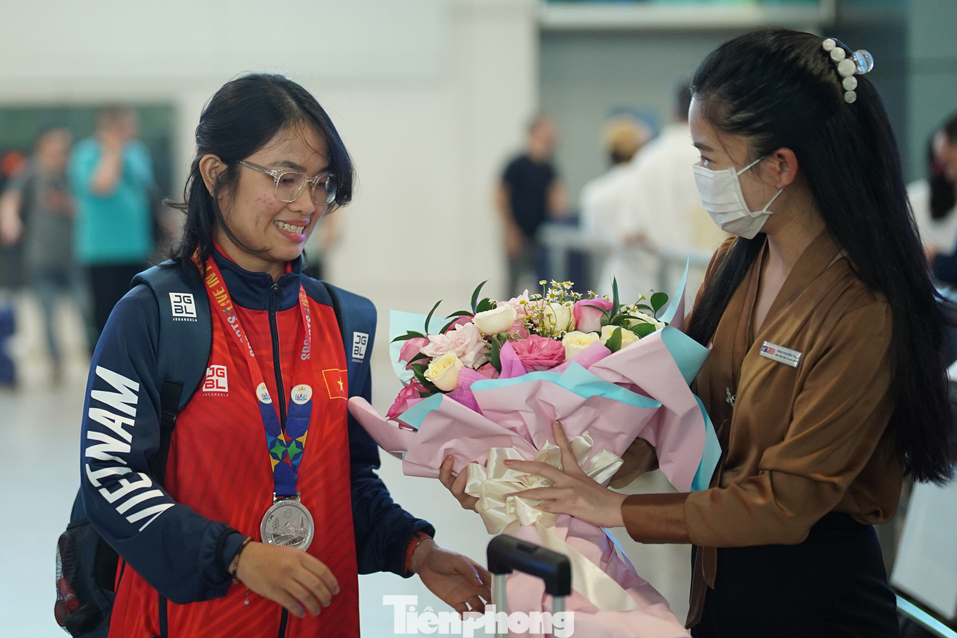 Trần Lê Phương Nga giành huy chương bạc ở nội dung Ju No Kata.