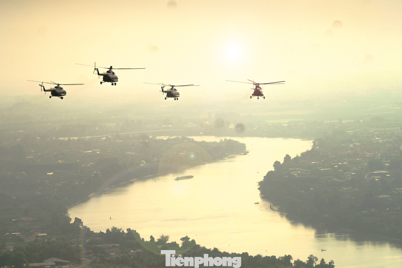 Sông Đồng Nai buổi sáng sớm.