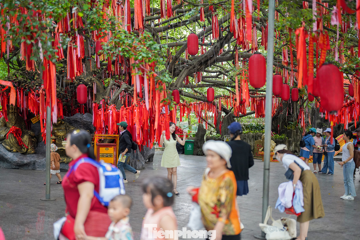 Bạn Phạm Thuỳ Dương (ngụ Quận 12, TPHCM) chia sẻ: "Mình biết cây ước nguyện này lâu rồi nhưng vì công việc bận rộn, nhân kỳ nghỉ lễ này sắp xếp thời gian đến đây chụp ảnh, viết những điều nguyện ước thả lên cây". Bạn Phạm Thuỳ Dương (ngụ Quận 12, TPHCM) chia sẻ: "Mình biết cây ước nguyện này lâu rồi nhưng vì công việc bận rộn, nhân kỳ nghỉ lễ này sắp xếp thời gian đến đây chụp ảnh, viết những điều nguyện ước thả lên cây".